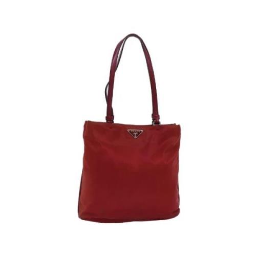 Pre-owned Nylon prada-bags Prada Vintage , Red , Dames