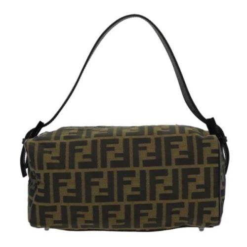 Pre-owned Canvas fendi-bags Fendi Vintage , Brown , Dames