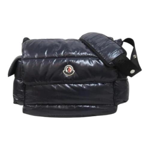 Pre-owned Fabric shoulder-bags Moncler Pre-owned , Blue , Dames