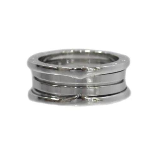 Pre-owned White Gold rings Bvlgari Vintage , Gray , Dames