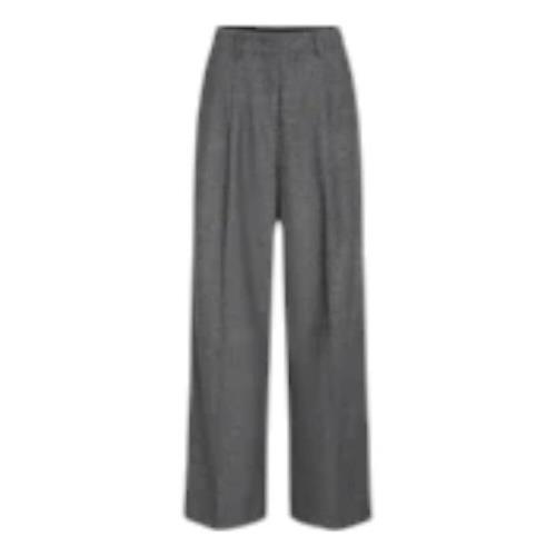 Op maat gemaakte grijze broek met klassieke afwerking Heartmade , Gray...