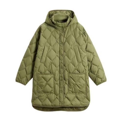 Groene Winterjassen Woolrich , Green , Dames