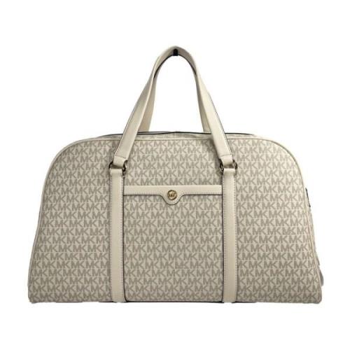 Top Zip Weekender Bag Michael Kors , Beige , Dames