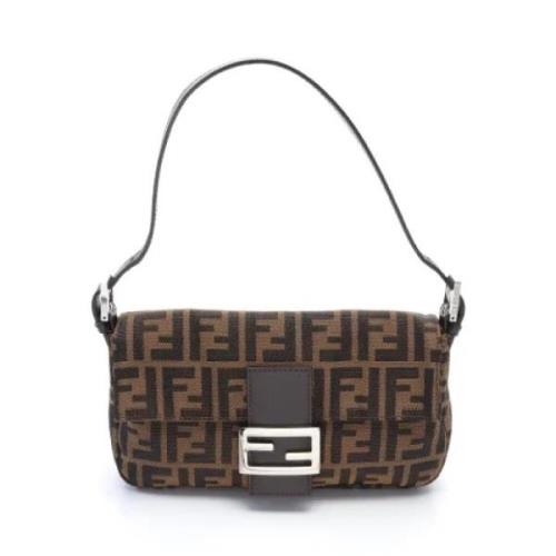 Pre-owned Leather fendi-bags Fendi Vintage , Brown , Dames