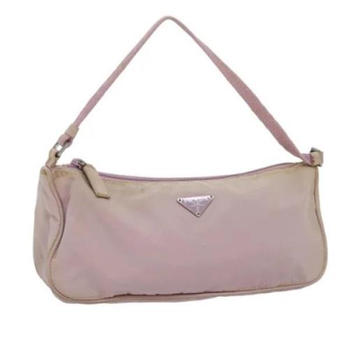 Pre-owned Nylon prada-bags Prada Vintage , Pink , Dames