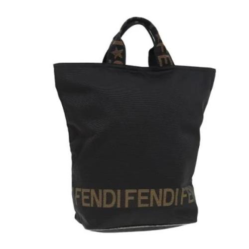 Pre-owned Nylon handbags Fendi Vintage , Black , Dames