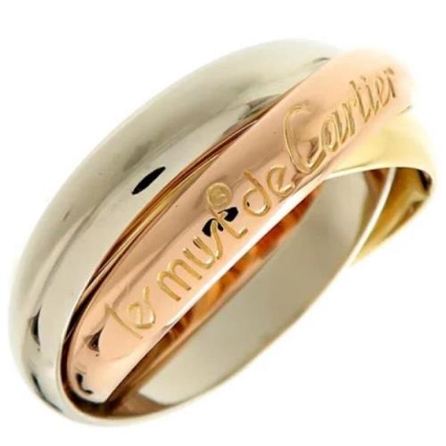 Pre-owned Rose Gold rings Cartier Vintage , Yellow , Dames