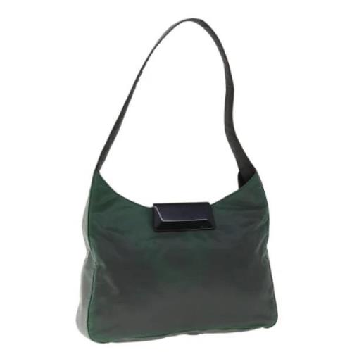 Pre-owned Fabric prada-bags Prada Vintage , Green , Dames