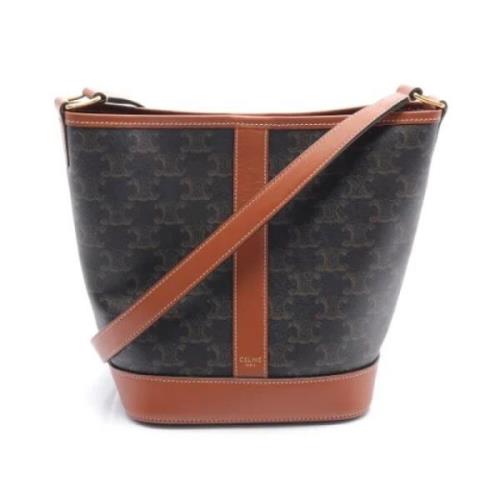 Pre-owned Leather celine-bags Celine Vintage , Brown , Dames