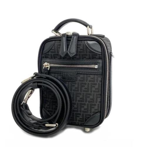 Pre-owned Nylon fendi-bags Fendi Vintage , Black , Heren