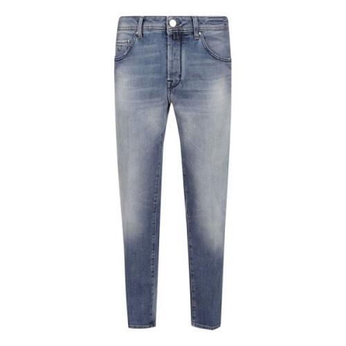 Lichtblauwe Slim Fit Denim Jeans Jacob Cohën , Blue , Heren