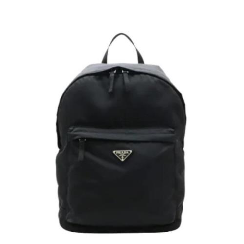 Pre-owned Fabric backpacks Prada Vintage , Black , Dames