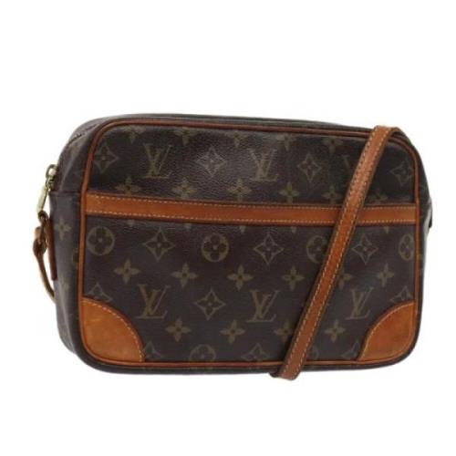 Pre-owned Canvas louis-vuitton-bags Louis Vuitton Vintage , Brown , Da...