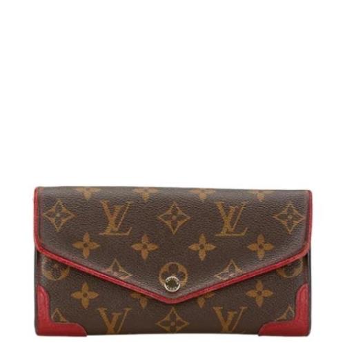 Pre-owned Leather wallets Louis Vuitton Vintage , Brown , Dames