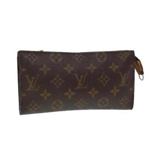 Pre-owned Canvas pouches Louis Vuitton Vintage , Brown , Dames