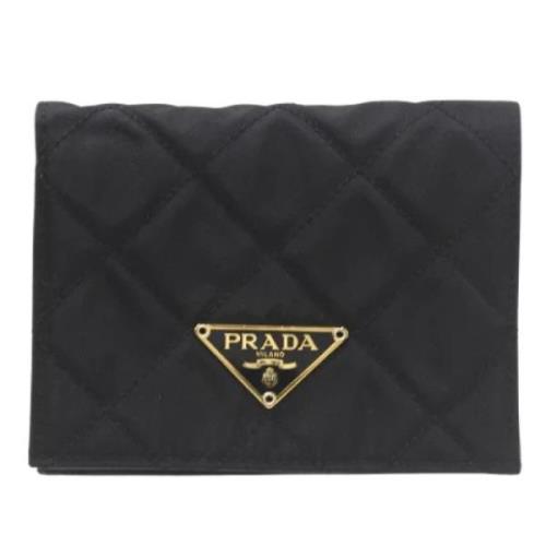 Pre-owned Fabric wallets Prada Vintage , Black , Dames