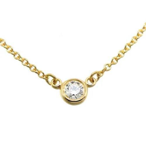 Pre-owned Yellow Gold necklaces Tiffany & Co. Pre-owned , Yellow , Dam...