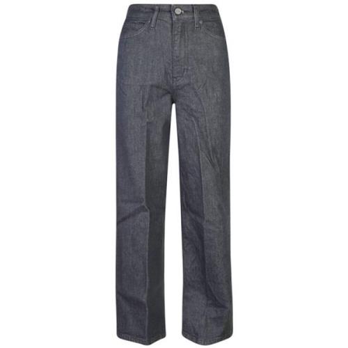 Blauwe Denim Jeans Calvin Klein , Blue , Dames