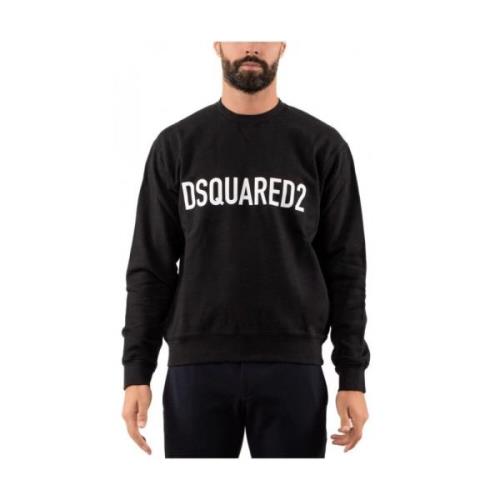 Heren Sweater Dsquared2 , Black , Heren