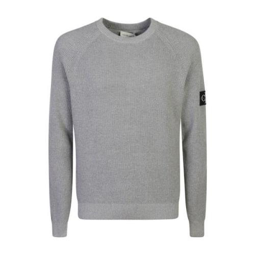 Grijze Sweaters voor Mannen Calvin Klein Jeans , Gray , Heren