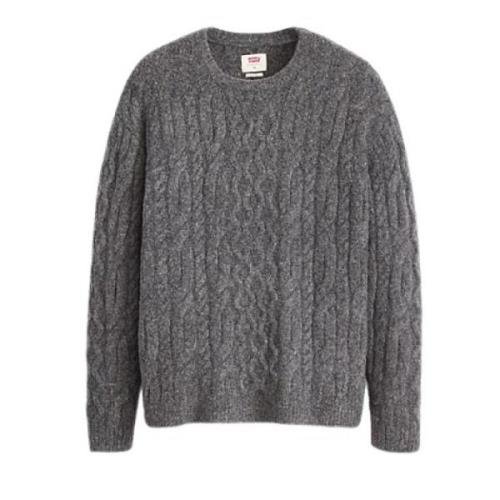 Grijze Sweaters Levi's , Gray , Heren