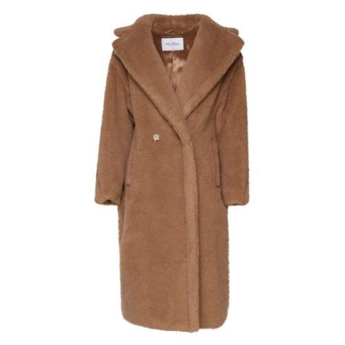 Teddy Jas Kameel Knoopsluiting Max Mara , Brown , Dames