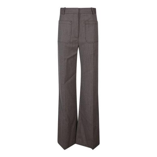 Elegante Alina Broek voor Vrouwen Victoria Beckham , Gray , Dames