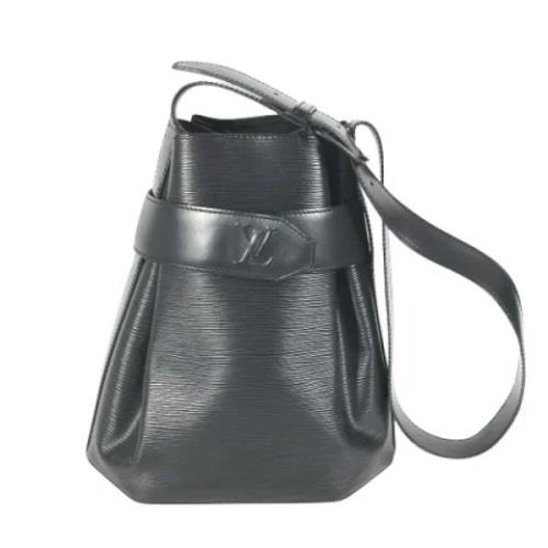 Pre-owned Leather louis-vuitton-bags Louis Vuitton Vintage , Black , D...