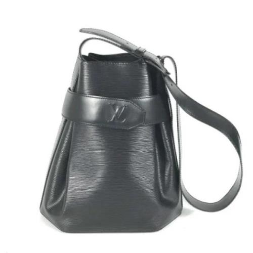 Pre-owned Leather louis-vuitton-bags Louis Vuitton Vintage , Black , D...