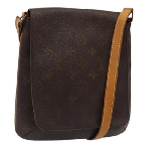 Pre-owned Canvas louis-vuitton-bags Louis Vuitton Vintage , Brown , Da...