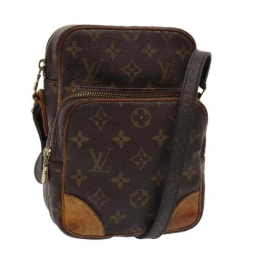 Pre-owned Canvas louis-vuitton-bags Louis Vuitton Vintage , Brown , Da...