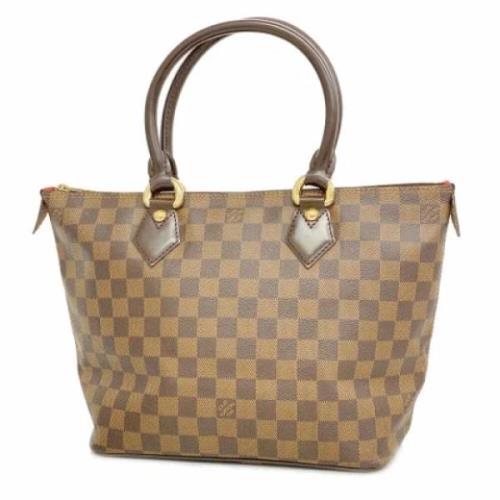 Pre-owned Fabric louis-vuitton-bags Louis Vuitton Vintage , Brown , Da...