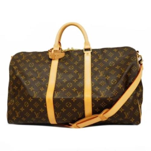 Pre-owned Fabric louis-vuitton-bags Louis Vuitton Vintage , Brown , Da...