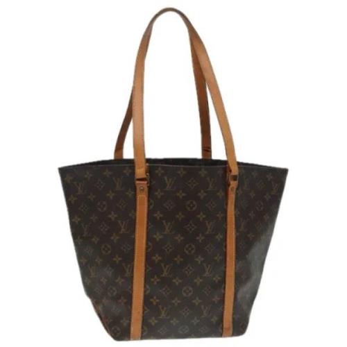 Pre-owned Canvas louis-vuitton-bags Louis Vuitton Vintage , Brown , Da...