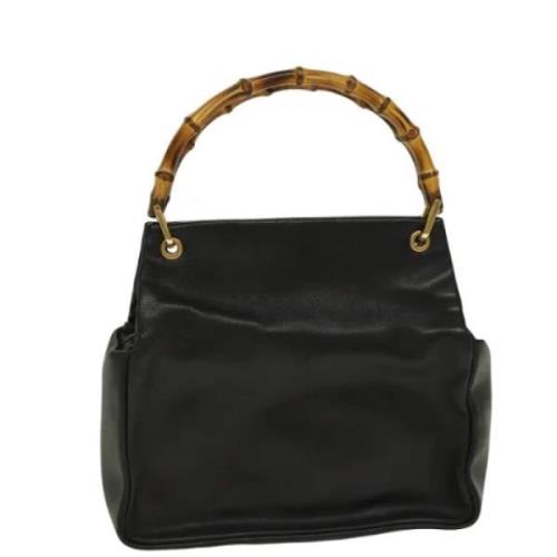 Pre-owned Leather gucci-bags Gucci Vintage , Black , Dames