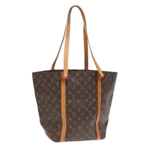 Pre-owned Canvas louis-vuitton-bags Louis Vuitton Vintage , Brown , Da...