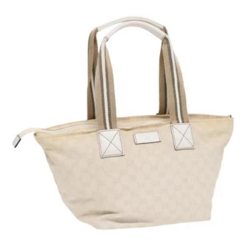 Pre-owned Canvas totes Gucci Vintage , Brown , Dames