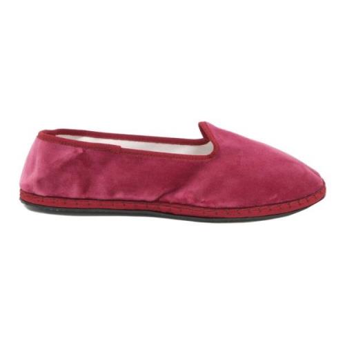 Unisex effen roze fluwelen schoenen Gallo , Pink , Dames