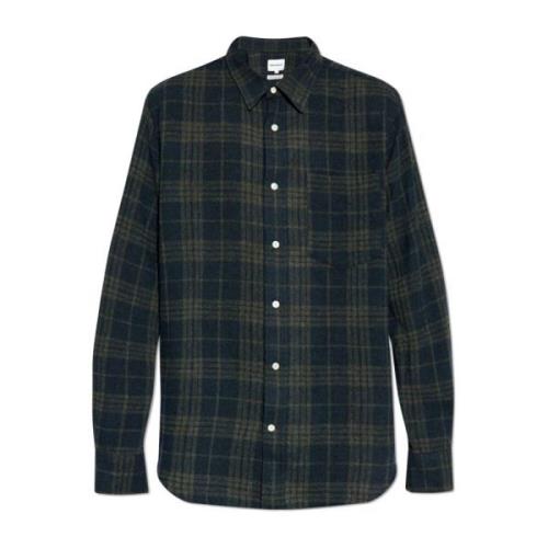 Shirt Algot Norse Projects , Blue , Heren