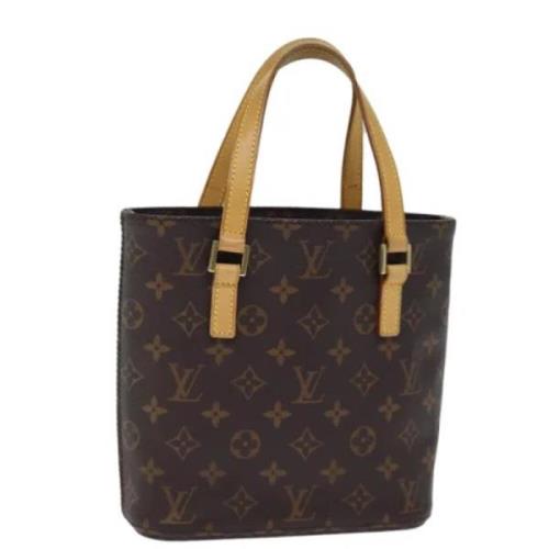 Pre-owned Canvas louis-vuitton-bags Louis Vuitton Vintage , Brown , Da...