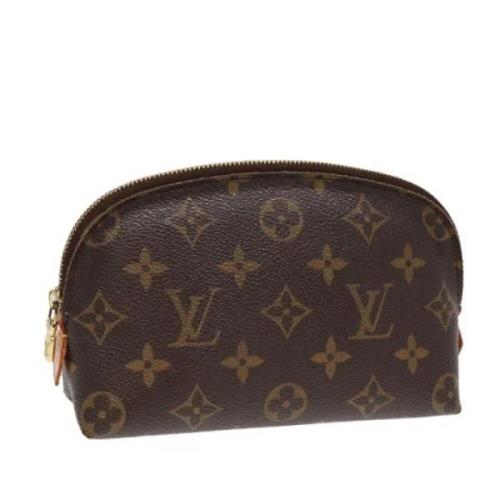 Pre-owned Canvas pouches Louis Vuitton Vintage , Brown , Dames