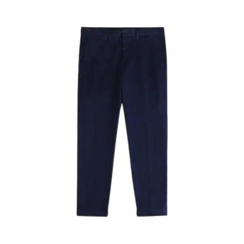 Blauwe Stijlvolle Broek Fay , Blue , Heren