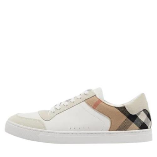 Pre-owned Canvas sneakers Burberry Vintage , White , Heren