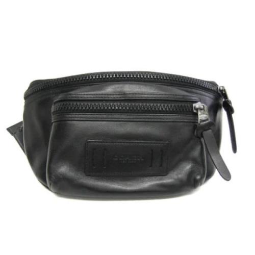 Pre-owned Leather crossbody-bags Coach Pre-owned , Black , Dames