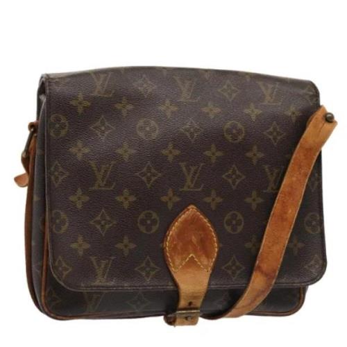 Pre-owned Canvas louis-vuitton-bags Louis Vuitton Vintage , Brown , Da...