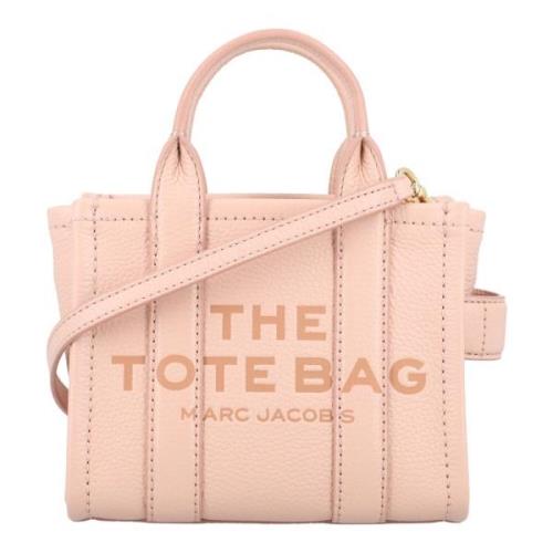 Roze Mini Tote Leren Handtas Marc Jacobs , Pink , Dames