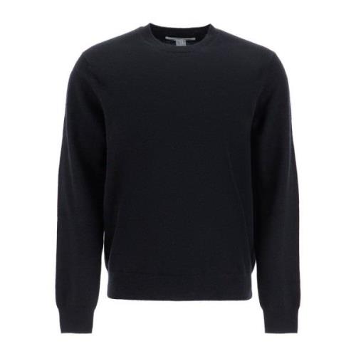 Wollen Crewneck Pullover Comme des Garçons , Black , Heren