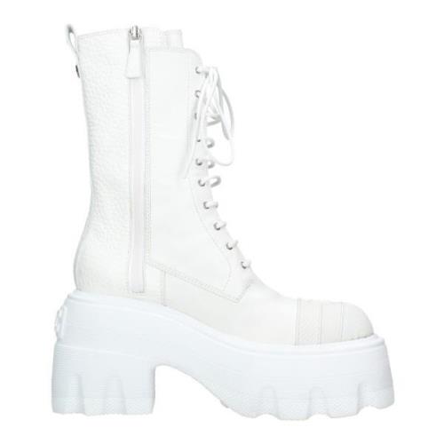 Laarzen Wit Casadei , White , Dames