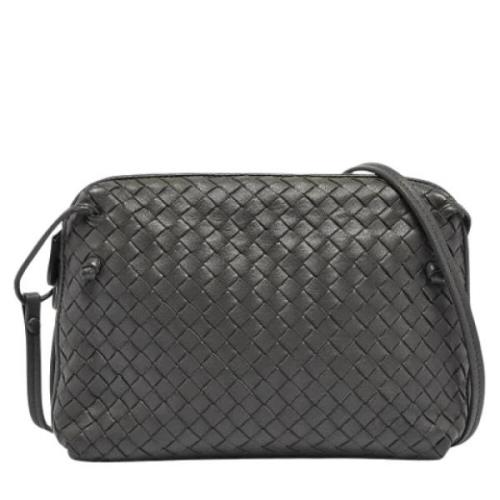 Pre-owned Leather shoulder-bags Bottega Veneta Vintage , Black , Dames