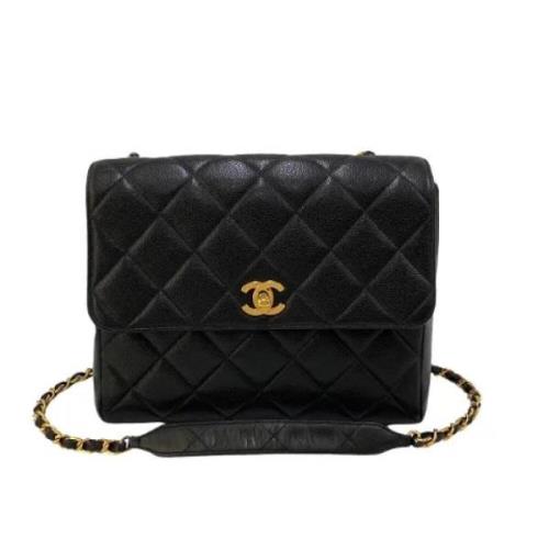 Pre-owned Fabric chanel-bags Chanel Vintage , Black , Dames